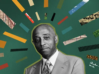 Wright 60th Anniversary campaign identity collage hand drawn illustration museum nonprofit texture