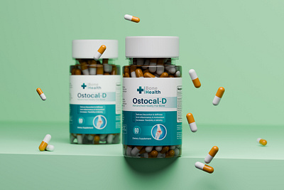 Ostocal-D Demo Product Visualization 3d 3d design 3d product visualization 3d rendering amazon product design blender 3d c4d cinema 4d custom product design product visualization