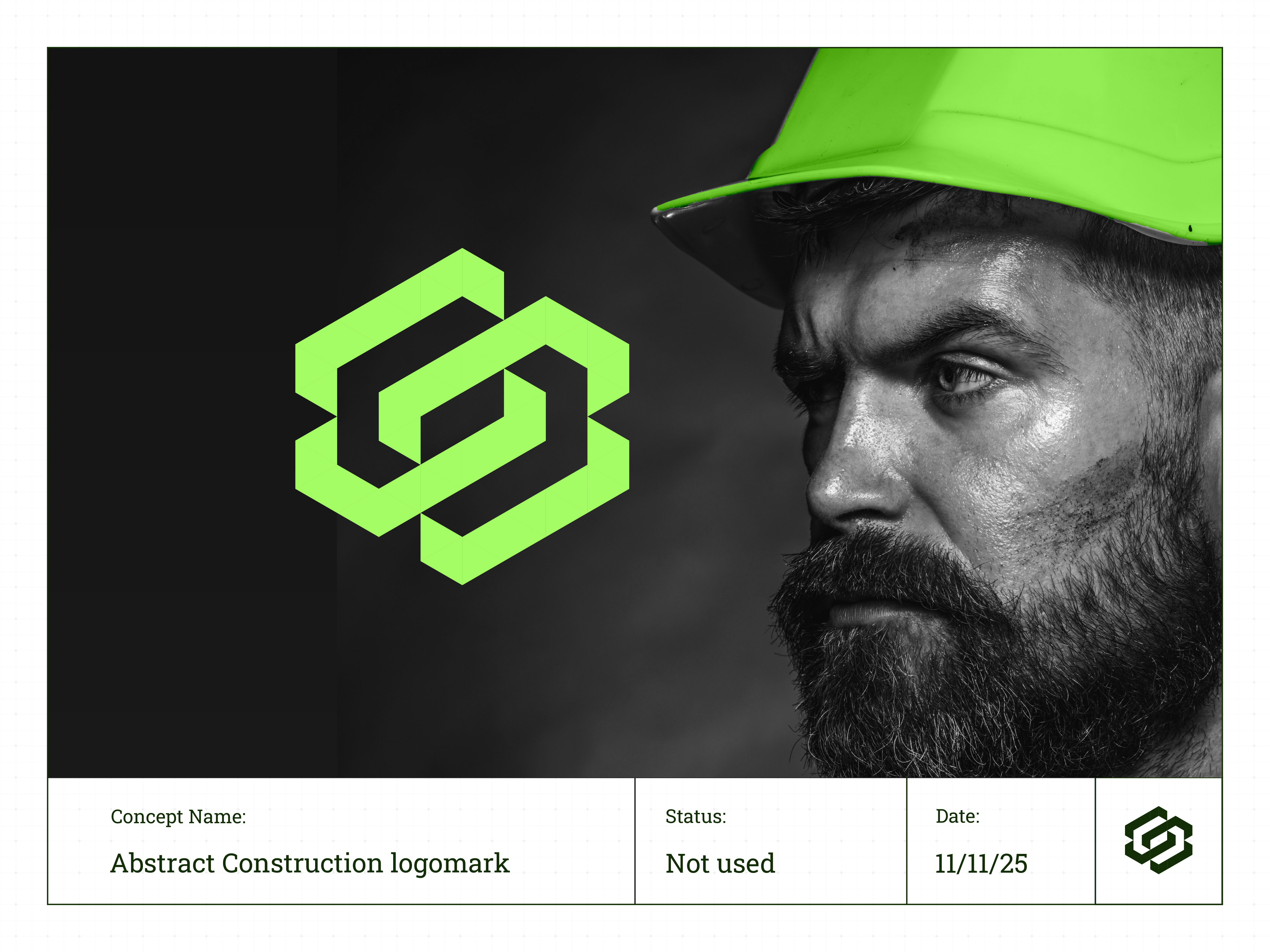 Abstract Construction Logomark — Available for Purchase! abstractlogo architecturelogo brandidentity branding buildinglogo constructionbrandidentity constructionbranding constructionlogo constructionvisualidentity constructorlogo contractorlogo corporateidentity developerlogo engineerlogo geometriclogo logo logo deisgner modernlogodesign propertylogo realestatelogo