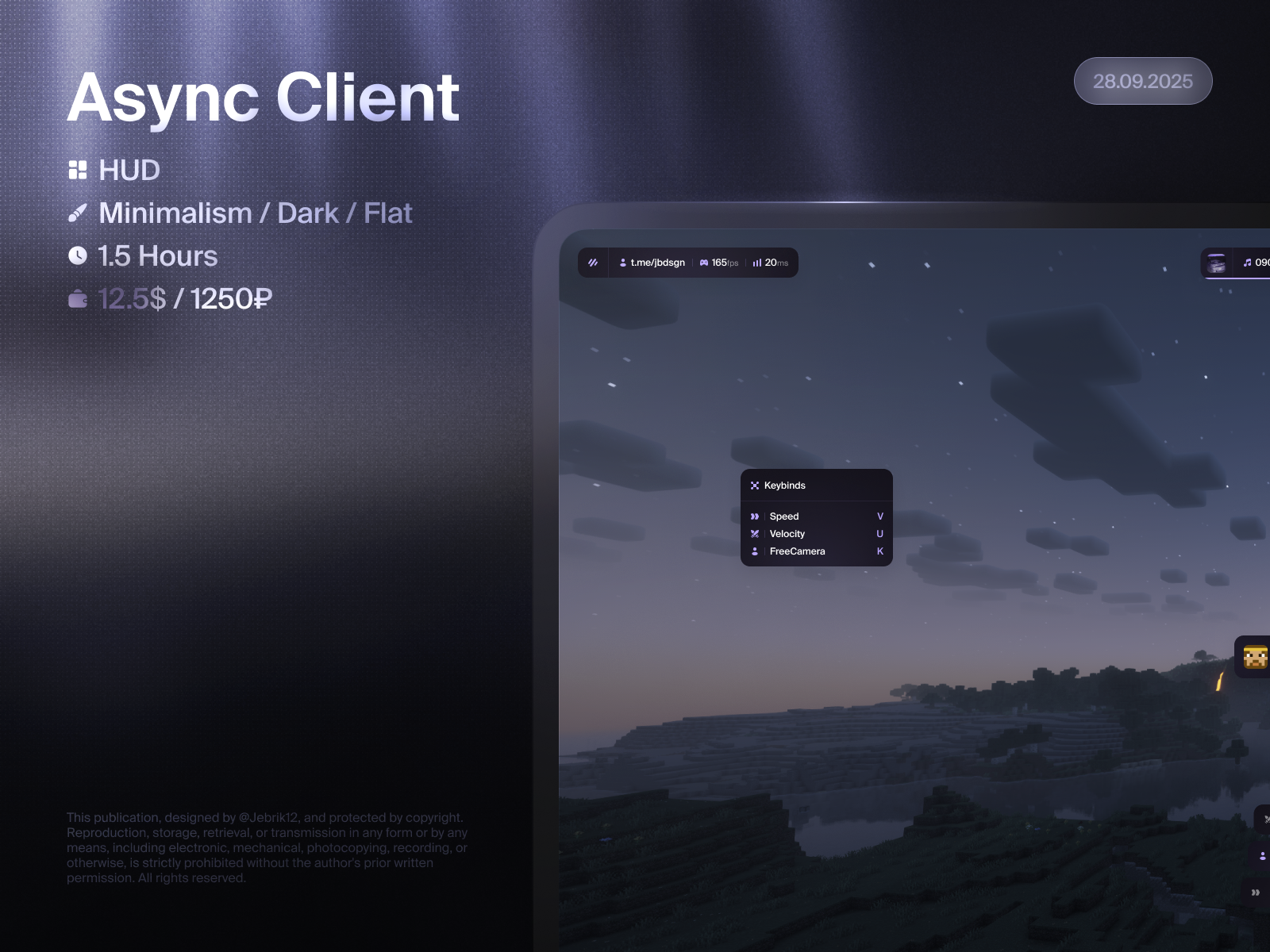Async Client cheat game hack hud minecraft ui uiux uix ux