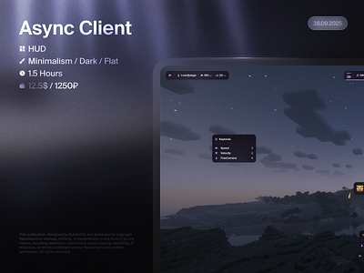 Async Client cheat game hack hud minecraft ui uiux uix ux