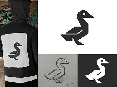 Duck logo brand brand designer branddesigner branding design duck duck logo elegant graphic design logo logo design logo designer logodesign logodesigner logotype minimalism minimalistic modern tech tech logo