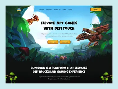 Blockchain Game Website Design blockchain game blockchain landing page crypto crypto design crypto landing page crypto website defi landing page gaming website landing page nft marketplace web designe website