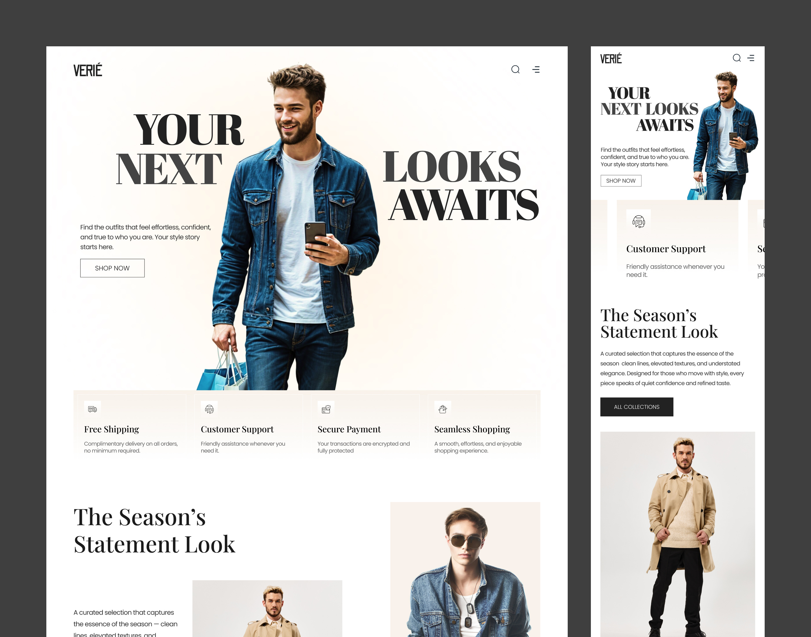 Example of Website UI/UX Redesign In Figma 