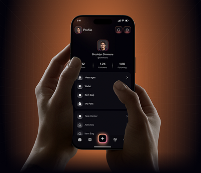 Profile Page app design design mobile mobile app mobile ui profile profile page ui