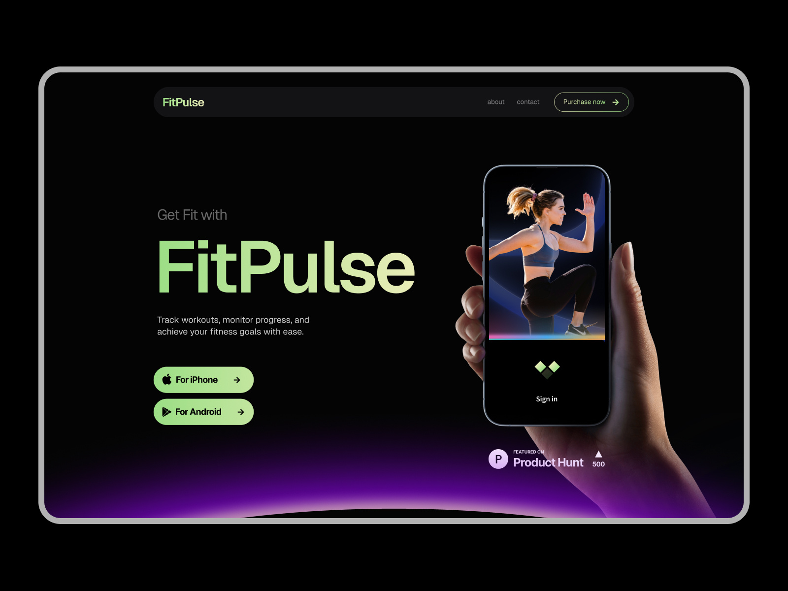 FitPulse — App Landing Page WordPress Theme agency theme branding design drag and drop multipurpose theme ready template responsive design tech themes ui wordpress wordpress theme