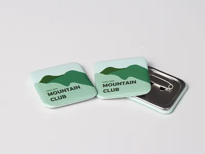 Mountain Club Custom Badge Full Print custom badges