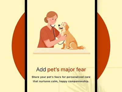 UI DESIGN > ONBOARDING SCREEN > PET CARE MOBILE APP 3d animation branding graphic design illustration logo motion graphics onboarding screen pet typography ui vector