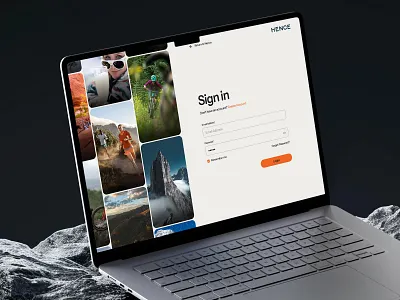 Hence — Log In b2b community creatives dashboard hence log in login photography website