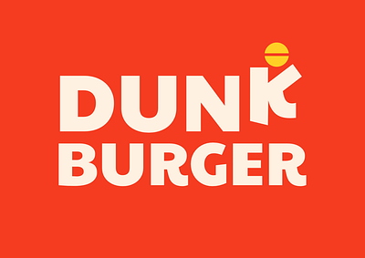 DUNK BURGER basket logo branding burger burger branding burger logo dibbble logo dunk burger dunk logo lettermark logodesigner logomark restaurant logo slam dunk wordmark logo