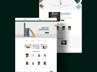 📚 Online Bookstore E-commerce Website Design animation branding design graphic design illustration logo motion graphics ui ux vector