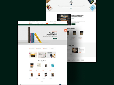 📚 Online Bookstore E-commerce Website Design animation branding design graphic design illustration logo motion graphics ui ux vector