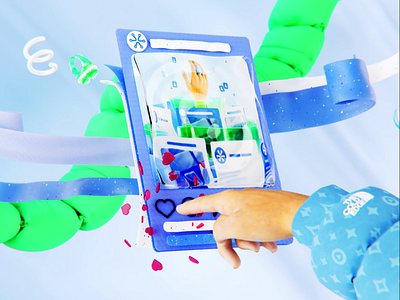 3D animation for a SaaS company 3d 3d animation animation b2b c4d cinema4d motion saas ui