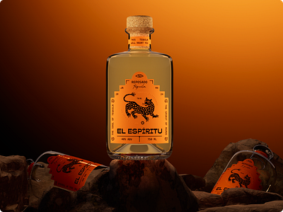 El Espíritu Tequila | Food&Beverage Branding 3d brand design branding design graphic design identity identity design illustration logo logo design mockup