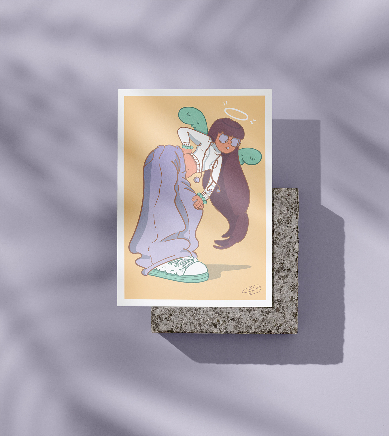 Birthday commission - 01 2d adobe adobe illustrator character design color palette commission digital illustration draw illustration illustrator palette photoshop