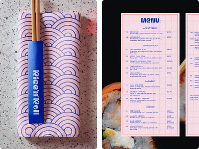 RICE’N’ROLL | HoReCa Branding 3d brand design branding design graphic design identity identity design illustration logo logo design ui