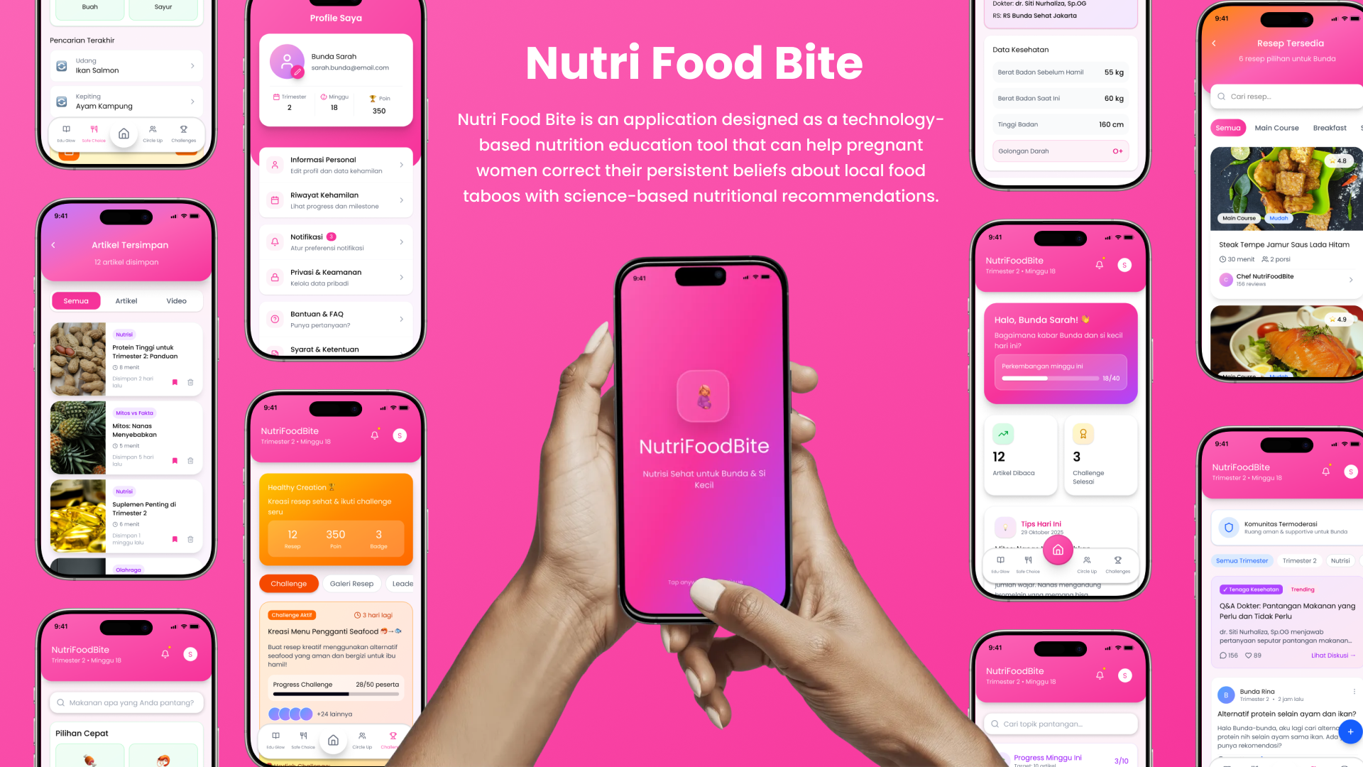 Nutri Food Bite UI/UX Mobile App app application branding college design designer graphic design illustration logo mobile motion graphics nutrition ui uiux vector