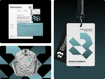 Bloomstone | Real Estate Identity brand design branding design graphic design identity identity design illustration logo logo design ui
