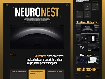 Drake - Bold Elegant Personal Portfolio Project Page Website UI agency agency portfolio branding company profile consultant consultant website landing page luxury minimalist modern personal website portfolio website project page seo showcase ui ui design web design webflow website