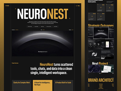 Drake - Bold Elegant Personal Portfolio Project Page Website UI agency agency portfolio branding company profile consultant consultant website landing page luxury minimalist modern personal website portfolio website project page seo showcase ui ui design web design webflow website