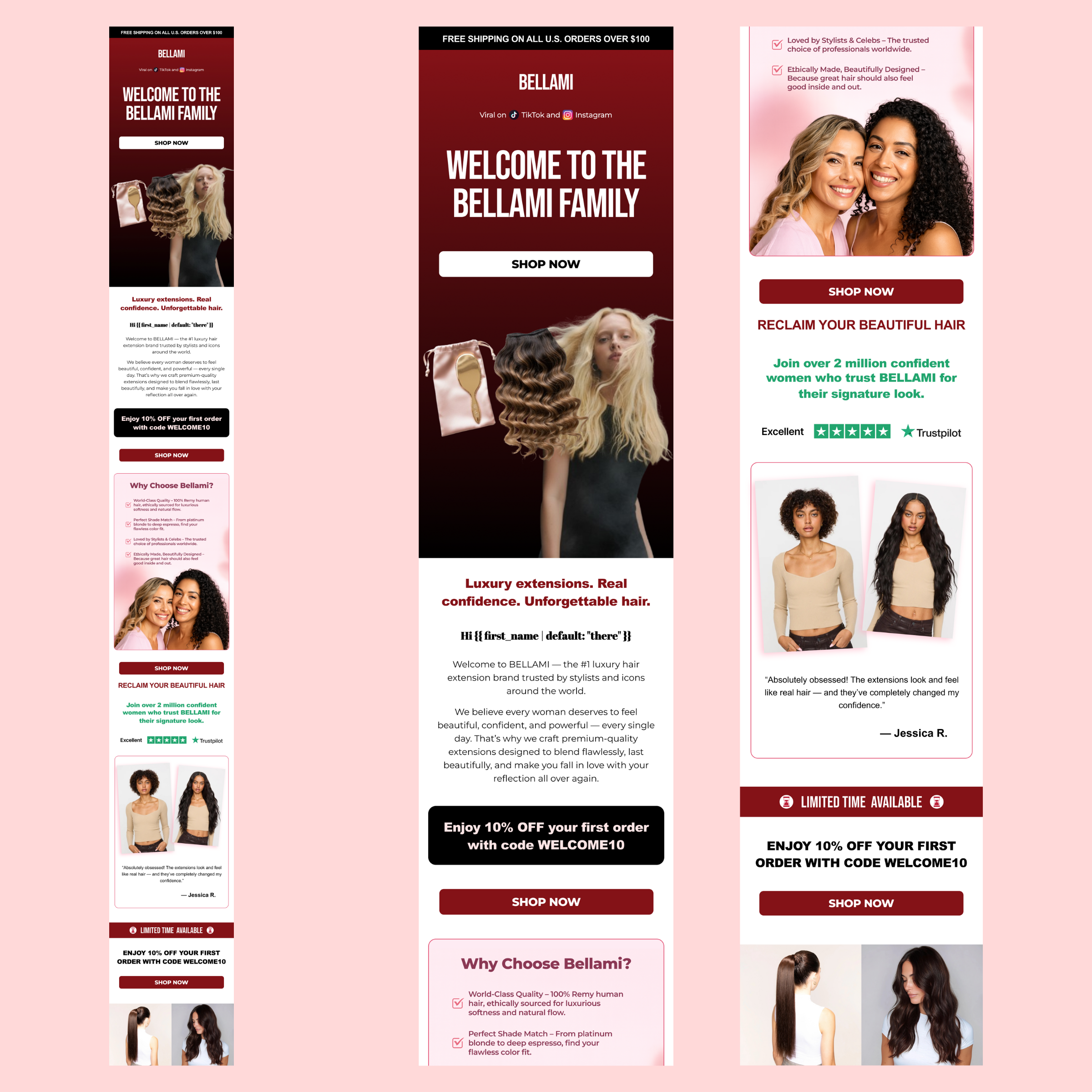 Example of Klaviyo Flow Email Design