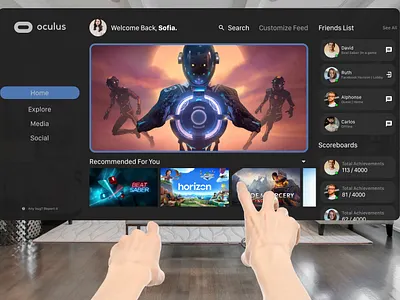 DailyUI 073 - Virtual Reality dailyui dailyui 073 graphic design oculus virtual reality vr