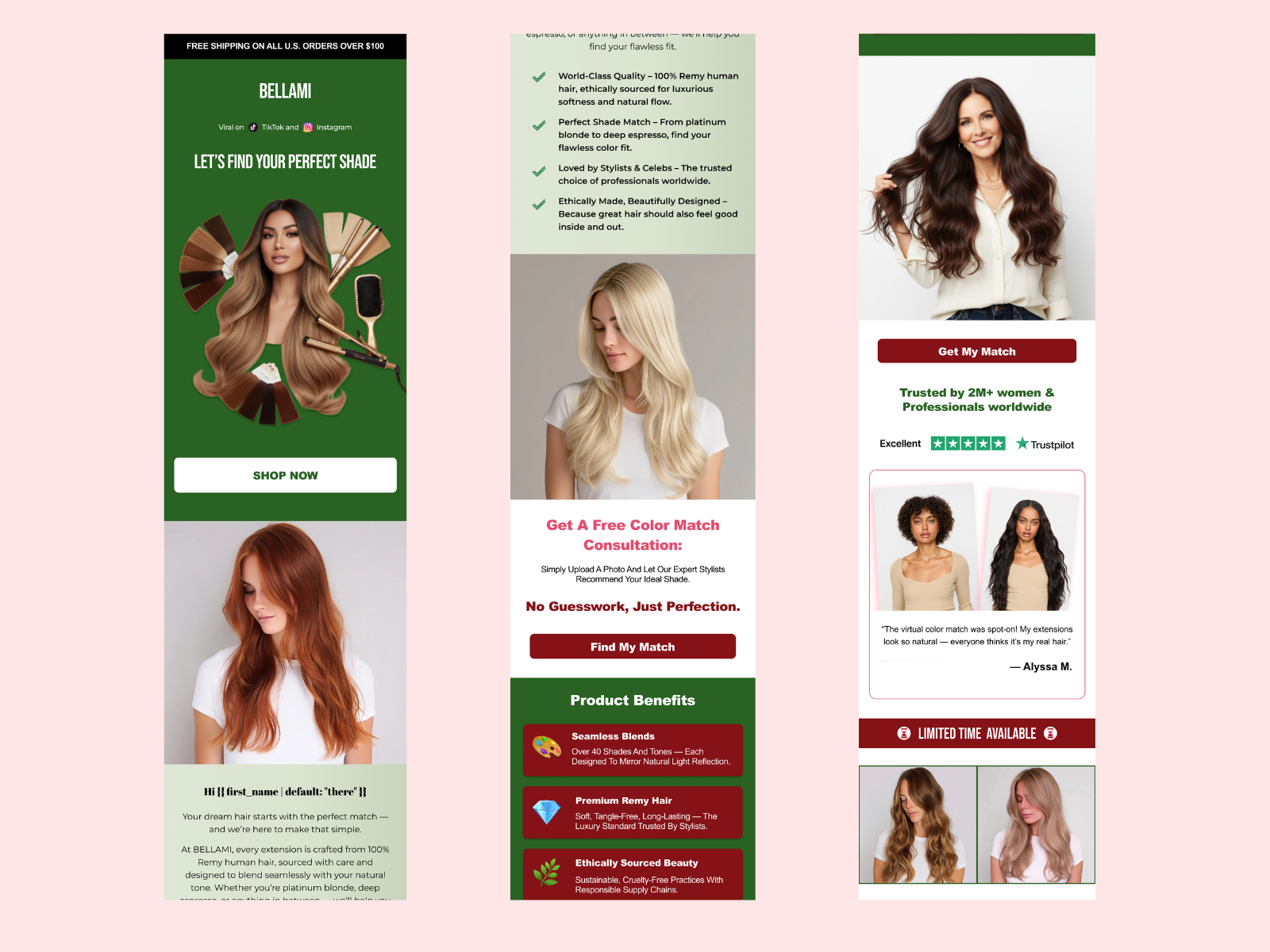 Example of Klaviyo Flow Email Design