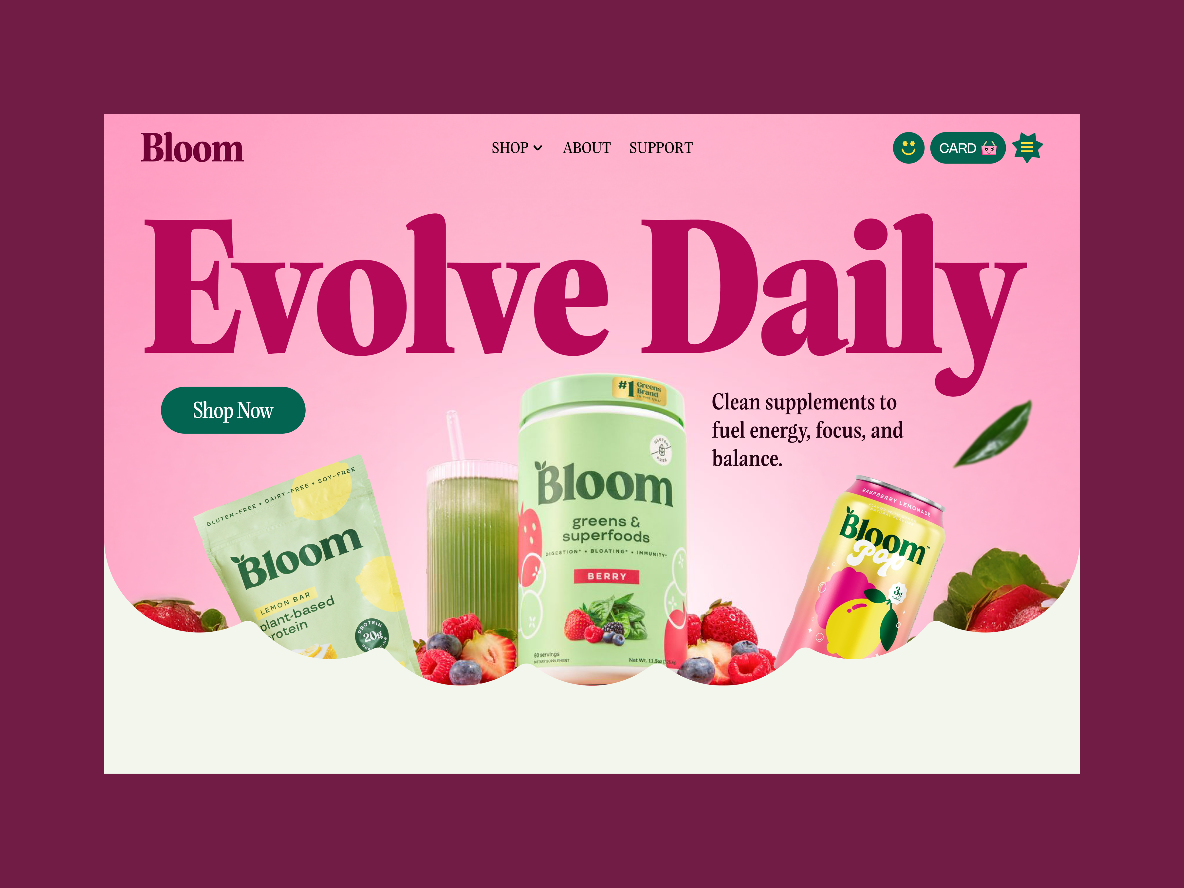 Example of Website UI Design | Website Redesign 