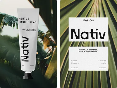 NATIV BODY CARE | Branding | Packaging 3d brand design branding design graphic design identity identity design illustration logo logo design ui