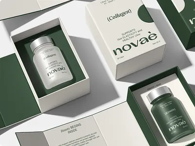 Novaè Supplements | Identity | Branding 3d brand design branding design graphic design identity identity design illustration logo logo design ui