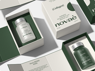 Novaè Supplements | Identity | Branding 3d brand design branding design graphic design identity identity design illustration logo logo design ui