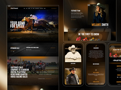 Fastrack - Custom Horse Racing Web Design equestrian web design equestrian website horse racing web design horse racing website web design website design