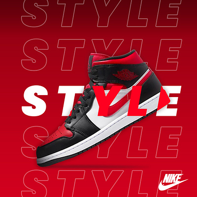 Nike Social Media Design design social socialmedia design ui visul