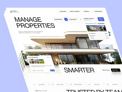 RealAgent | Real Estate AI Website branding design figma graphic design illustration logo properties property property dashboard property webiste design property website design uc property website design ui ui uiux ux web design