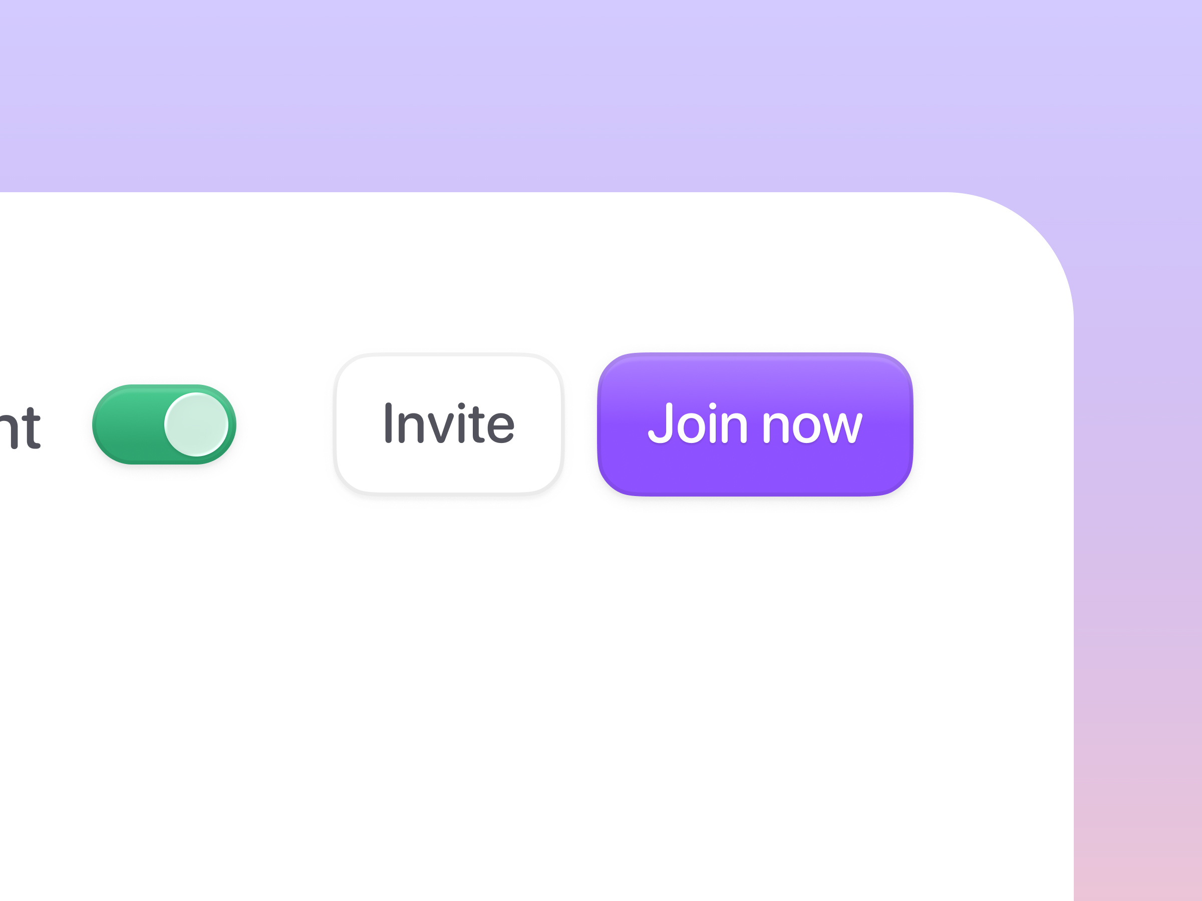 Example of Buttons