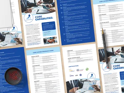 Core Capabilities brochure capabilities company profile design flyer graphic design graphicdesign marketing profile
