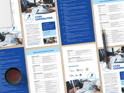 Core Capabilities brochure capabilities company profile design flyer graphic design graphicdesign marketing profile