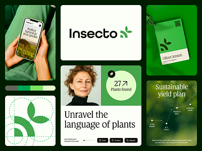 Insecto AgroTech Branding agrotech brand brand identity brand sign branding graphic design halo lab identity logo logo design logotype marketing packaging
