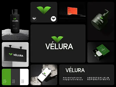 VÉLURA — Where Luxury Meets Nature 🌿 animation branddesign brandidentity branding designinspiration graphic design landing page luxuryskincare ui design uiux visualidentity