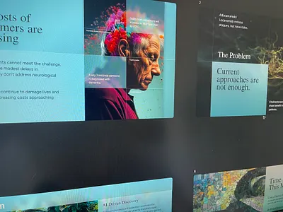 BioTech affinity biotech branddesign branding figma healthtech pitchdeck