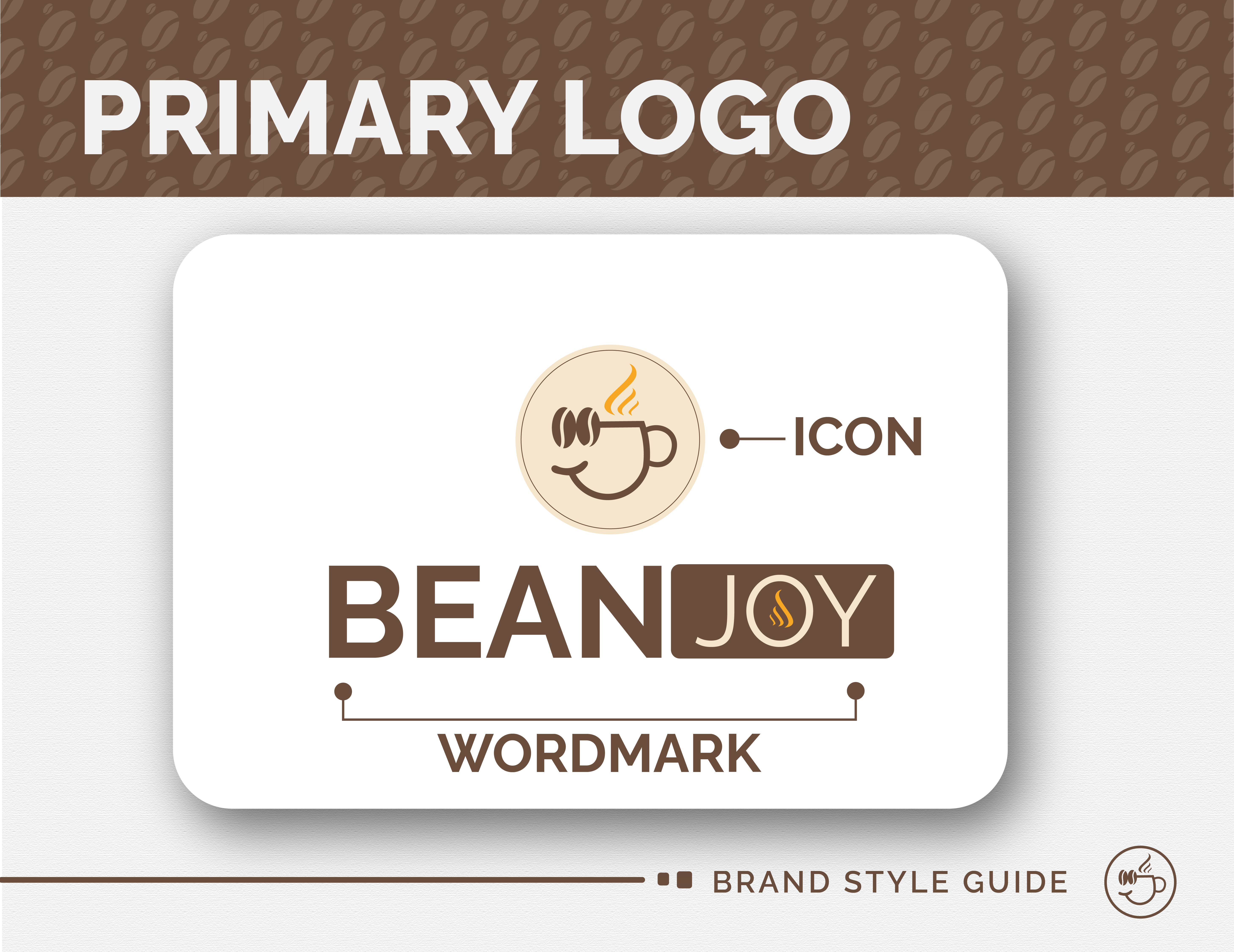 LOGO AND BRAND GUIDE FOR COFFEE BRAND/ CAFE BEANJOY advertising ai banner branding business cafe cartoon coffee design designer effects event figma graphic design illustration logo photography photoshop restaurant ui