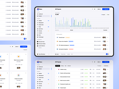 Multipurpose Admin Dashboard UI Kit admin agile app chart collaboration crm dashboard inspiration list product design project management projects saas software startup team ui ui kit user interface ux