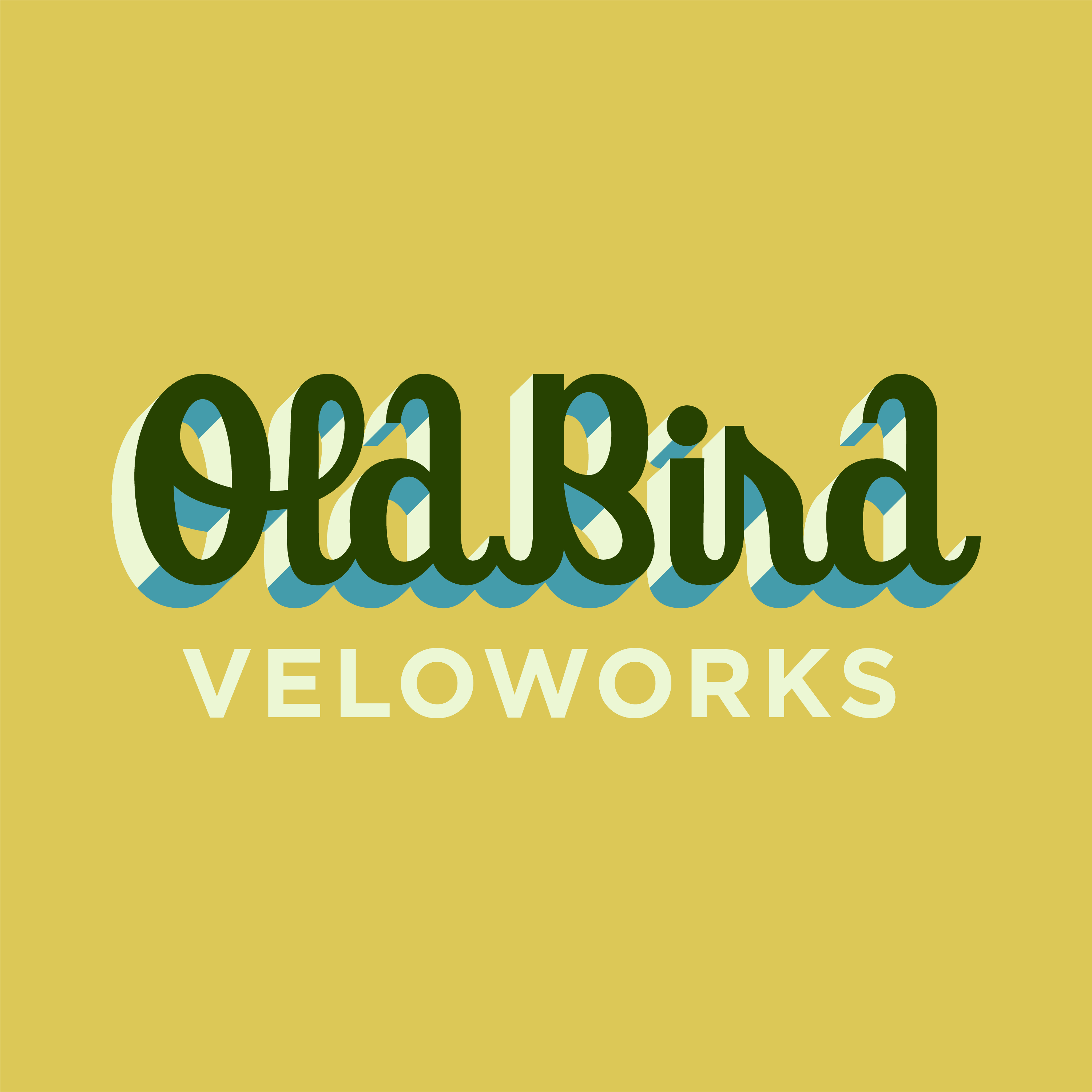Old Bird Veloworks 3d badge bike bird branding cycles holland logo michigan old script velo vintage