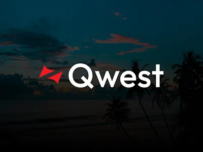 Qwest: Logo Concept for a Modern Travel App app branding brand identity brand logo branding combination mark design identity logo logo design logomark logotype minimal logo minimalist modern simple travel travel app travelbranding visual identity