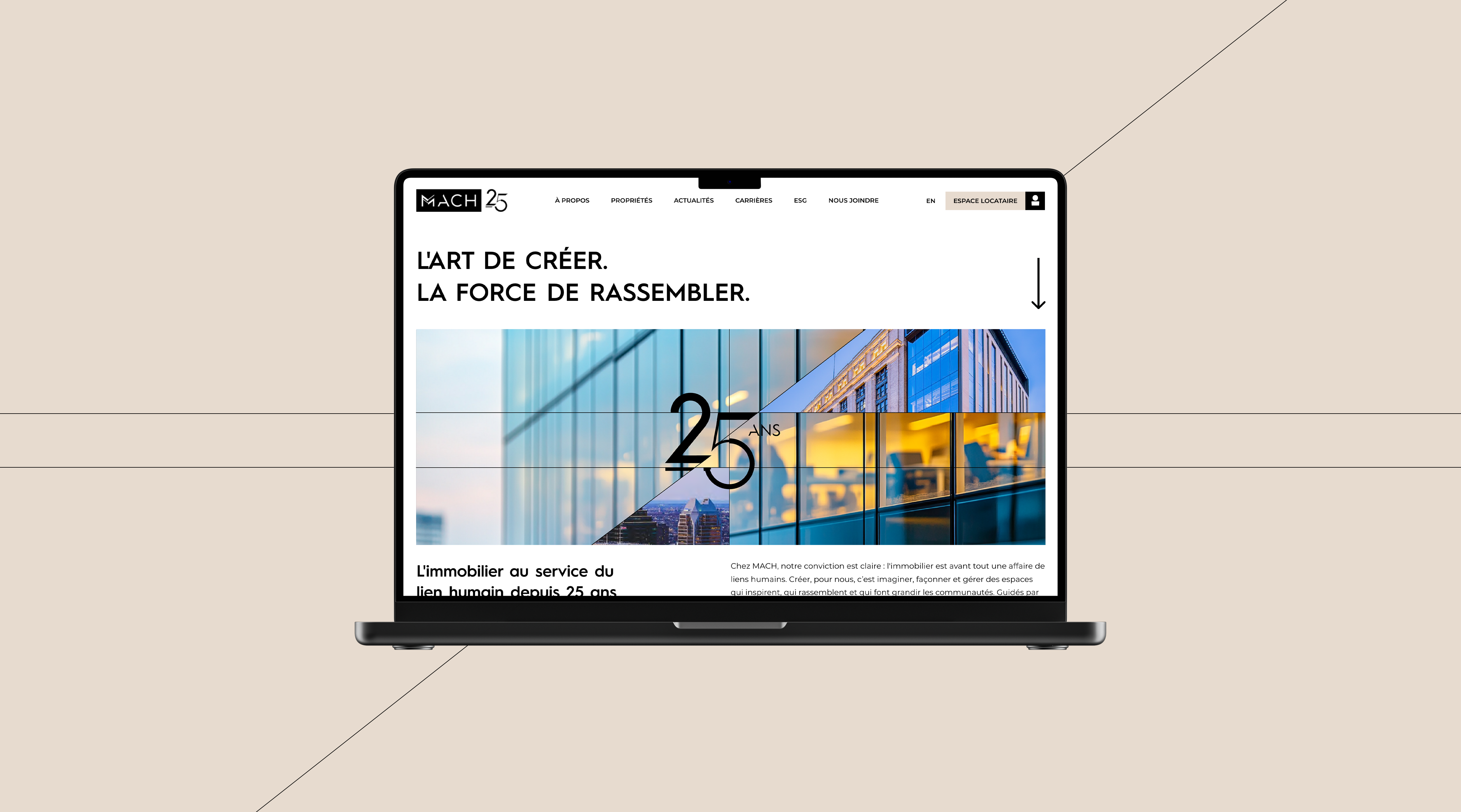 Groupe Mach Website Redesign