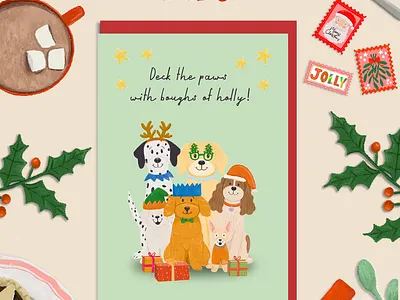 Christmas Collection Preview adobe fresco bookillustration cards characterdesign christmas digital illustration giftware graphic design greetings cards greetingscards illustration photoshop sufacepattern surface design