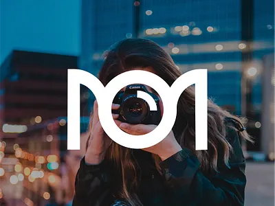 NIMIT PHOTOGRAPHY branding design graphic design illustration letter m lettermark logo logodesigner logomark photography wordmark