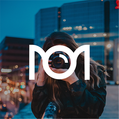 NIMIT PHOTOGRAPHY branding design graphic design illustration letter m lettermark logo logodesigner logomark photography wordmark