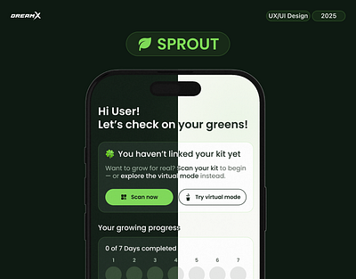 Microgreens Growing App - Sprout design dreamx ui ui design ux ux design