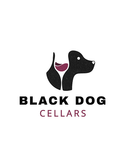 Black Dog Cellars Logo Design Process blackdog branding design designprocess dog graphic design illustration labrador logo logodesign logodesigner
